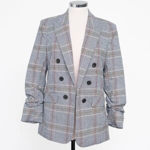 Veronica Beard. Miller Plaid Dickey Jacket.